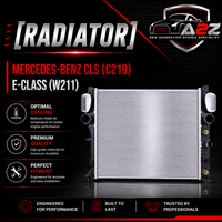 Radiator 2115000102 Compatible With MERCEDES-BENZ CLS (C219) E-CLASS (W211)