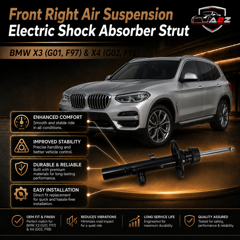 Front Right Air Suspension Electric Shock Absorber Strut 37106887934 37106887158 37106893784 Compatible With BMW X3 (G01, F97) & X4 (G02, F98)