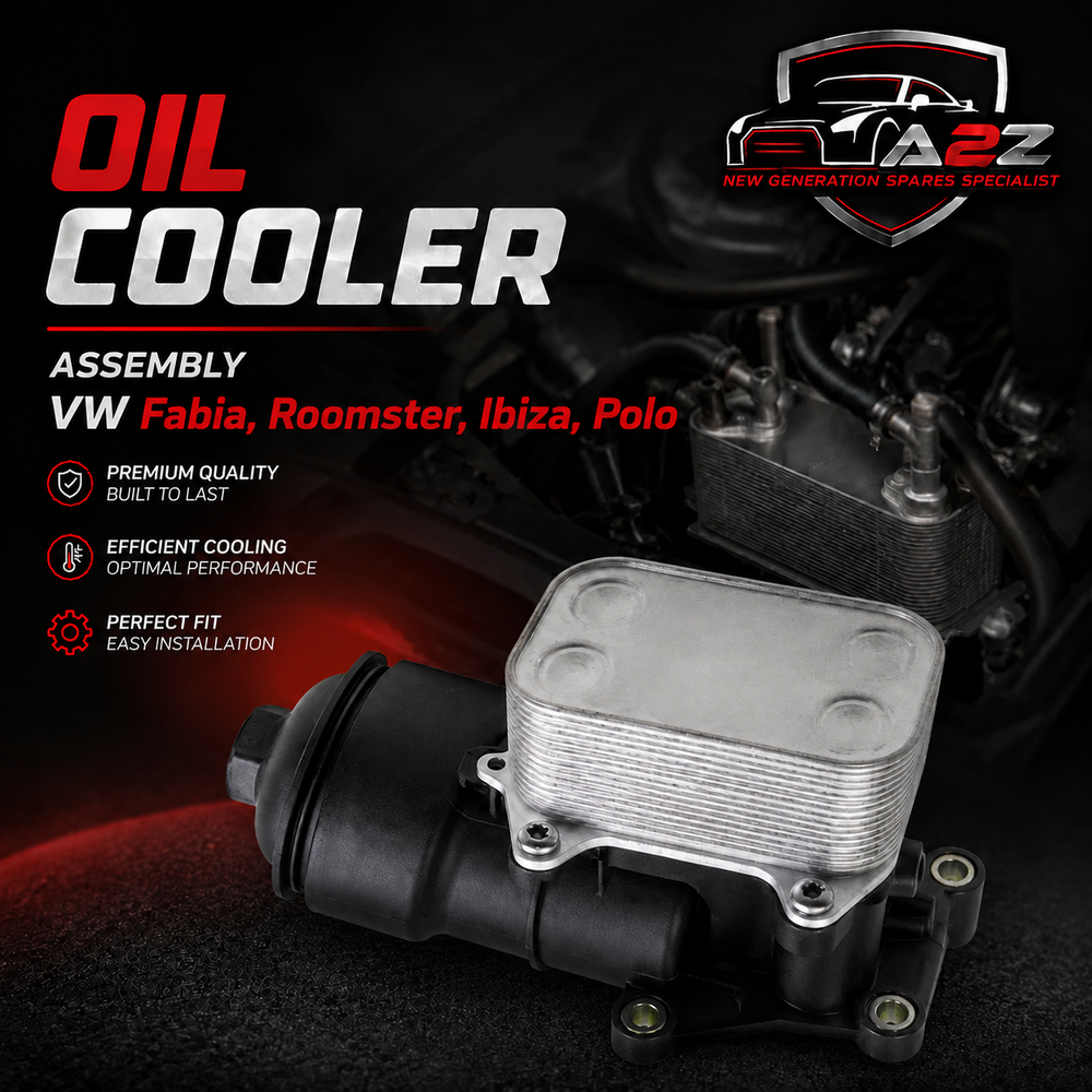 Oil Cooler Assembly 03P115389A 03P115389 03P115389B Compatible With VW Fabia, Roomster, Ibiza, Polo Tag-O-77