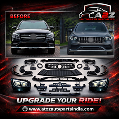 A To Z Compatible With Mercedes Benz Glc W253 X253 (2016-2019) Upgrade Facelift Convert To 2025 Glc63 Amg Conversion Body Kit Bumper Headlight Taillight CC-9796 (Shipping Cost Not Included In Price)