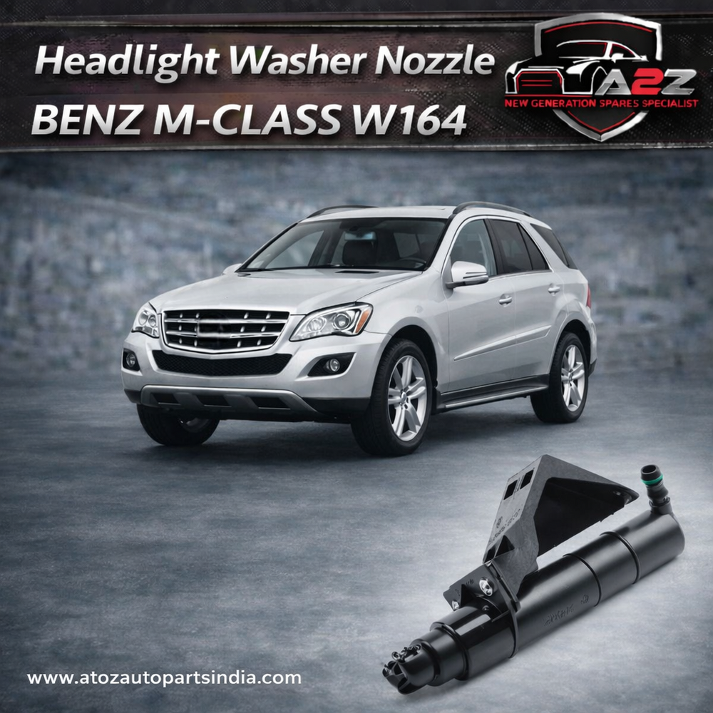 Headlight Washer Nozzle Compatible With MERCEDES-BENZ M-CLASS W164 Headlight Washer Nozzle Left 1648600547 A1648600547 & Right 1648600647 A1648600647