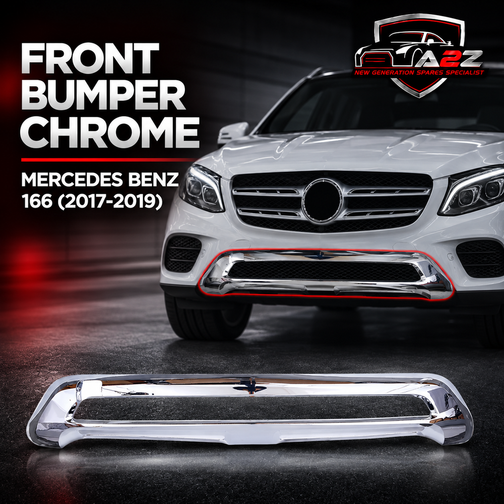 Front Bumper Chrome A1668852138 Compatible With Mercedes Benz (166) (GL/GLS) (2017-2019) Tag No.218