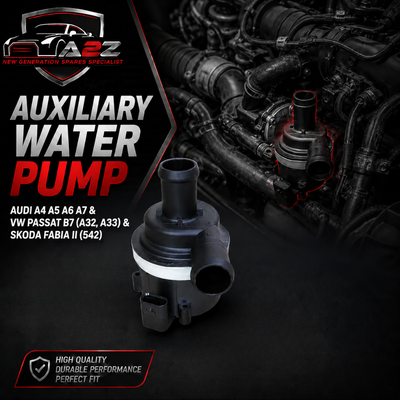 Auxiliary Water Pump 6R0965561A 6R0965561 Compatible with AUDI A4 A5 A6 A7 & VW PASSAT B7 (A32, A33) & SKODA FABIA II (542) Tag No.17