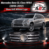 Show Grill Without Logo 1648803185 Compatible With Mercedes-Benz GL-Class W164 (2010-2012) Tag 142