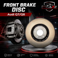 Front Brake Disc 4M0615301AR Compatible With Audi Q7/Q8