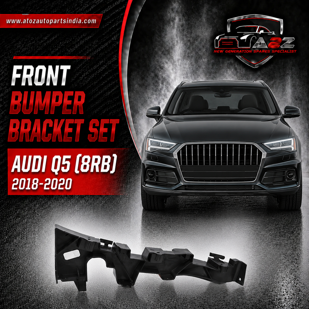 Front Bumper Bracket Left 80A807277D & Right 80A807278D Compatible With AUDI Q5 (8RB) 2018-2020 No:- 165