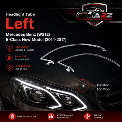 Headligth Tube Left A2128202339 Compatible With Mercedes Benz (W212) E-Class New Model (2014-2017) Tag No.130
