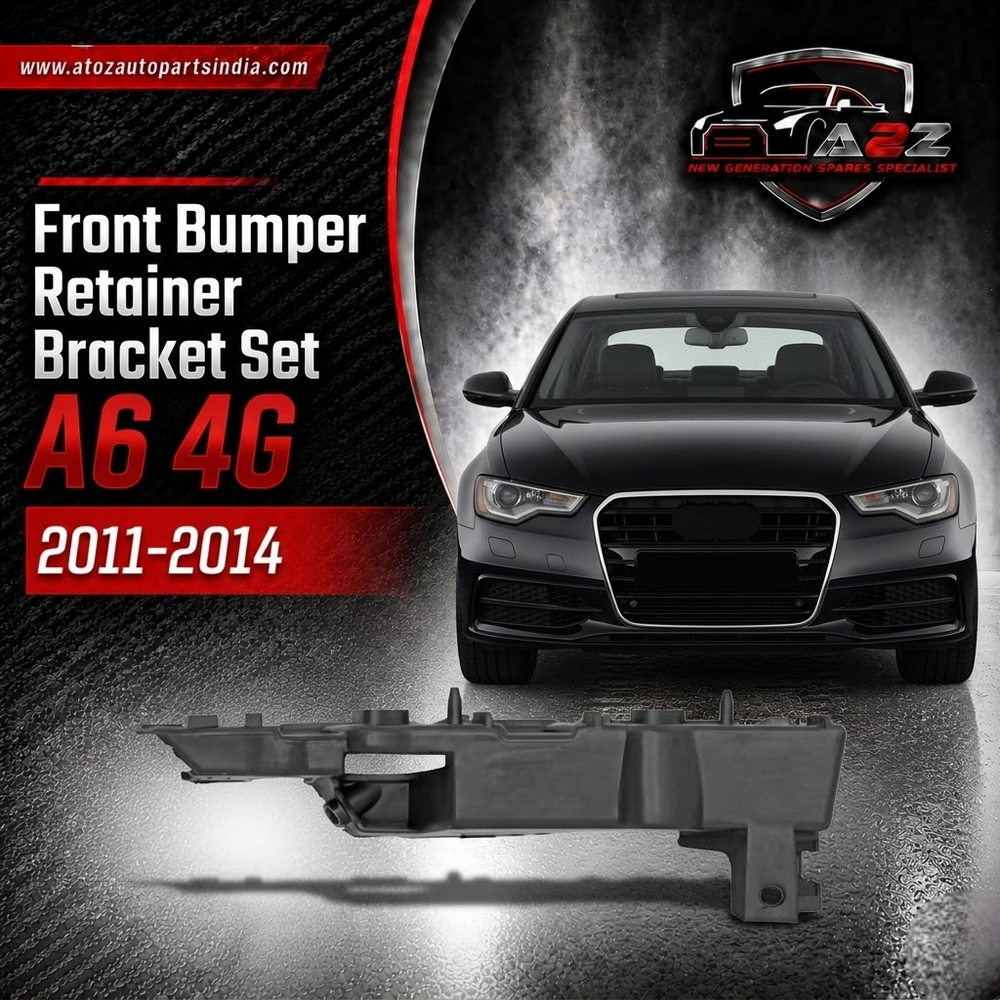 Front Bumper Retainer Bracket Left 4G5807283 & Right 4G5807284 Compatible With A6 4G 2011-2014 Tag No.61