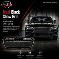 Show Grill Compatible With Audi A4 B9(2017-19) Matt Black Tag 21