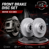 Front Brake Disc Set 34113400151 Compatible With BMW X3 E83