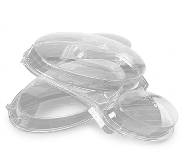 Front Headlight Glass Compatible with Mercedes-Benz E-CLASS W211 (2007 - 2008).