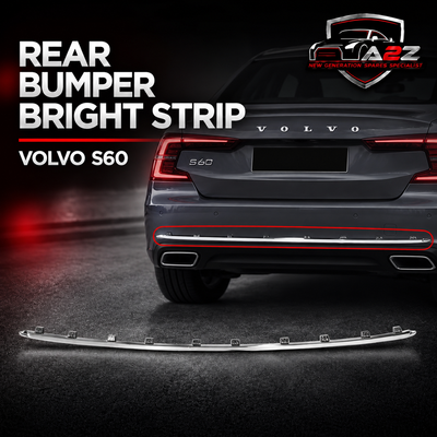 Rear Bumper Bright Strip 31455534 Compatible With VOLVO S60