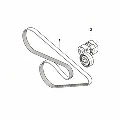 Belt Tensioner With Pulley 11287524267 1128144037 Compatible with BMW 3 Series (E90) & 5 Series (E60) & X1 (E84) Z4 Roadster (E85)