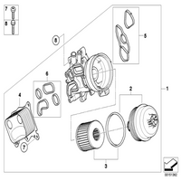 Oil Cooler 11427552687 11428643749 11427546279 For Mini Cooper S/JCW N14 1.6L R55 Tag-O-79