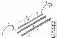 Rear Right Wheel Arch (EYEBROW) 51772990172 Compatible With BMW X1 E84-2013-2014 Tag-EY-16