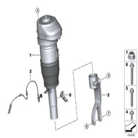 Front Left Air Suspension Shock Absorber Strut 37106869035 37106869029 37106869031 37106892425 Compatible With BMW BMW X5 G05 & X6 G06 & X7 G07