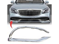 Front Bumper Chrome Right 2228854600 & Left 2228854500 Compatible with MERCEDES-BENZ E-Class W222 (2018-20) Tag No.220