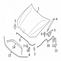 Rear Hood Release Wire Cable 51237419389 Campatible With BMW For 3 Serise (F30) (G20) (G28)