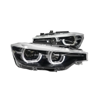 Headlight Headlamp Left 63118492473 & Right 63118492474 (Without Blaster) Compatible With BMW 3 Series F30 (2016-2019) LED