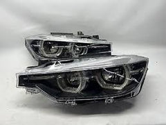 Headlight Headlamp Left 63118492473& Right 631184924734 (Without Blaster) Compatible With BMW 3 Series F30 (2016-2019) LED