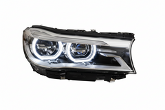 Headlight Headlamp Left 63117408709 & Right 63117408710 (Without Blaster) Compatible With BMW 7 Series G11 (2016-2018) LED +Adaptive