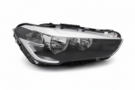 Headlight Headlamp Left 63117436461 & Right 63117436462 (Without Blaster) Compatible With BMW X1 E48 (2016-2019) LED (W/0 Fan)