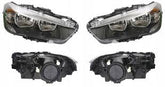 Headlight Headlamp Left 63117436461 & Right 63117436462 (Without Blaster) Compatible With BMW X1 E48 (2016-2019) LED (W/0 Fan)
