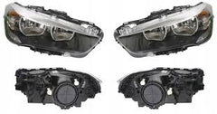 Headlight Headlamp Left 63117436461 & Right 63117436462 (Without Blaster) Compatible With BMW X1 E48 (2016-2019) LED (W/0 Fan)