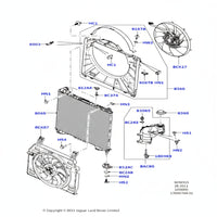 Fan Frame LR081688 LR125203 LR146883 Compatible With LAND ROVER VOGUE 2018