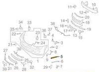 Front Bumper Bracket Left 2218850714 & Right 2218850814 Compatible With MERCEDES-BENZ S-CLASS (W221) 2007-2013 Tag No.881