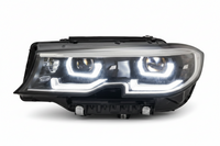 Headlight Headlamp Left 63118496155 & Right 63116496156 (Without Blaster) Compatible With BMW G20 3 Series (2019-2021) LED Lens
