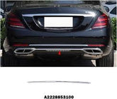 Rear Bumper Chrome 2228853100 Compatible With MERCEDES BENZ S-CLASS W222 2018-2020 Tag No.133