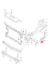 Front Bumper Bracket Left 4G0807283 & Right 4G0807283 Compatible With AUDI A6 C7 (2013-2015)