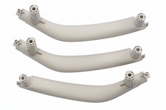 Inner Door Pull Handle Set Oyster Left 51417345333 Right 51417345334 Compatible With BMW X5 X6 F15 F16