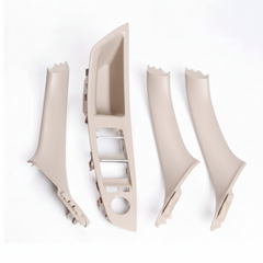RHD Inner Door Pull Handle and Window Switch Panel Set Oyster 51417225880 Left 51417225863 Right 51417225864 Left 51417225895 Right 51417225896 Compatible With BMW F10 F11 F18