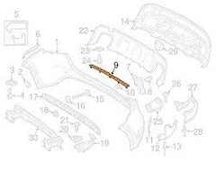 Rear Trunk Chrome 1568850011 Compatible With MERCEDES BENZ GLA-CLASS W156 2015-2023 Tag No.205