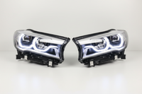 Headlight Headlamp Left 63117408709 & Right 63117408710 (Without Blaster) Compatible With BMW 7 Series G11 (2016-2018) LED +Adaptive