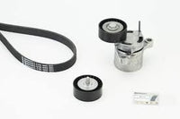 Multi Rib Belt Kit 6PK1660K5 Compatible With BMW 1 (F21), 3 (F30, F80), 3 Gran Turismo (F34), 5 (F10), 5 (G30, F90), X3 (F25), X3 (G01, F97, G08), X4 (G02, F98) (CONTINENTAL)