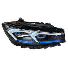 Headlight Headlamp Left 63115A4F755 & Right 63115A4F756 (Without Blaster) Compatible With BMW 3 Series G20 LCI (2020-2022) LED+Adaptive
