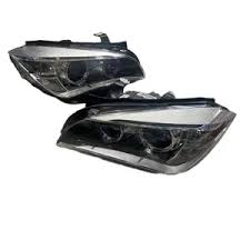 Headlight Headlamp Left 63112993491 & Right 63112993492 (Without Blaster) Compatible With BMW X1 E84 (2009-2012) Halogen