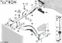 Hose Pipe 64539231048 Compatible With BMW F02 / 740 / F12 / 640