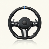 Carbon Fiber Steering Wheel With Air Bag (Small Hole) Compatible with BMW 3 Series F30 & X5 & X6