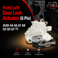 Front Left Door Lock Actuator (6 Pin) 8J2837015C Compatible With AUDI A4 A6 A7 A8 Q3 Q5 Q7 TT