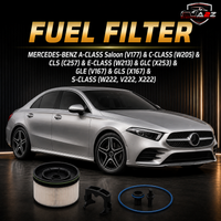 Fuel filter E458KP D368 & A6540920100 6540902300 6540920005 & KX533KIT Compatible With MERCEDES-BENZ A-CLASS Saloon (V177) & C-CLASS (W205) & CLS (C257) & E-CLASS (W213) & GLC (X253) & GLE (V167) & GLS (X167) & S-CLASS (W222, V222, X222) Tag 155