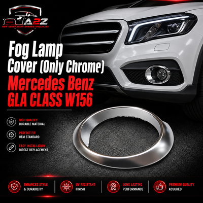 Fog Lamp Cover (Only Chrome) Left 1568856300 Right 1568856400 Compatible With Mercedes Benz GLA CLASS W156 Tag No.213