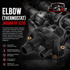 Elbow (Thermostat) LR073372 4H2Q8592BF 1331447 1357091 For JAGUAR XF I X250, XJ X351 & LAND ROVER RANGE ROVER SPORT I L320 Tag-E-113