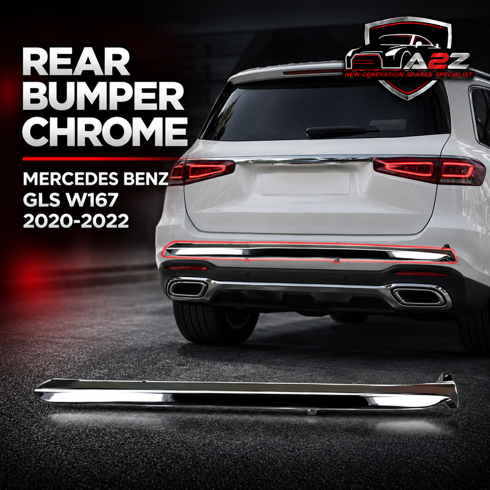 Rear Bumper Chrome Left 1678857405 & Right 1678857505 Compatible With MERCEDES BENZ GLS W167 2020-2022 Tag No.210