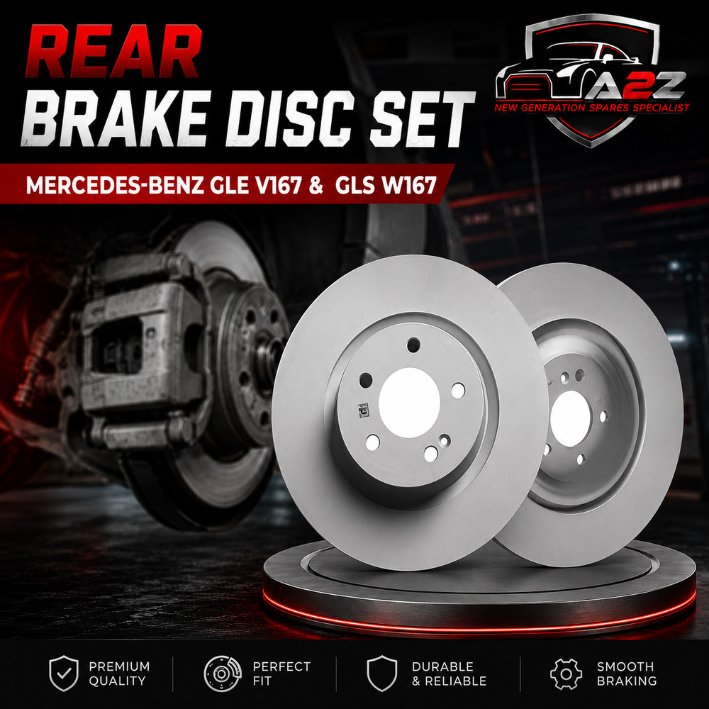 Rear Brake Disc Set 1674238700 A1674238700 Compatible With MERCEDES-BENZ GLE V167 & GLS W167