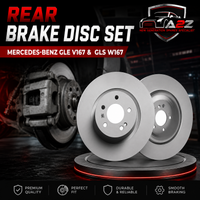 Rear Brake Disc Set 1674238700 A1674238700 Compatible With MERCEDES-BENZ GLE V167 & GLS W167