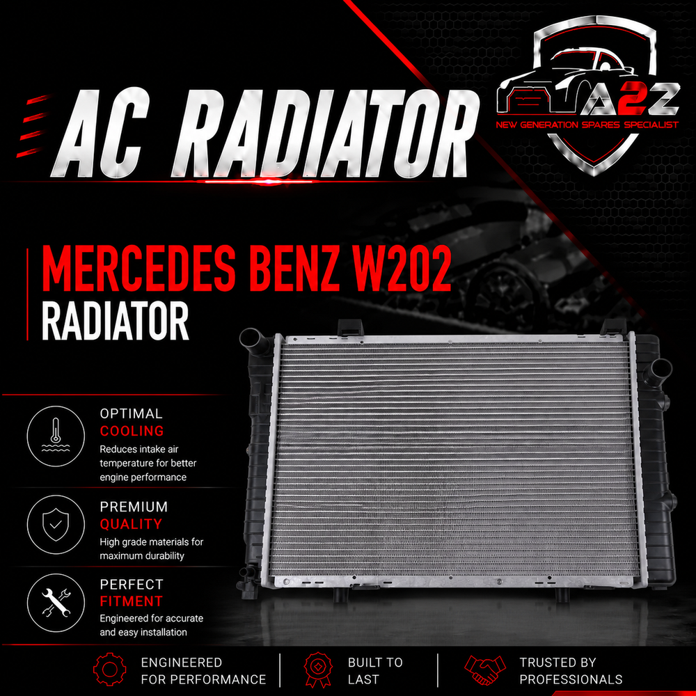 Engine Cooling Radiator 2025005203 A2025005203 2025005103 A2025005103 Compatible With Mercedes Benz W202